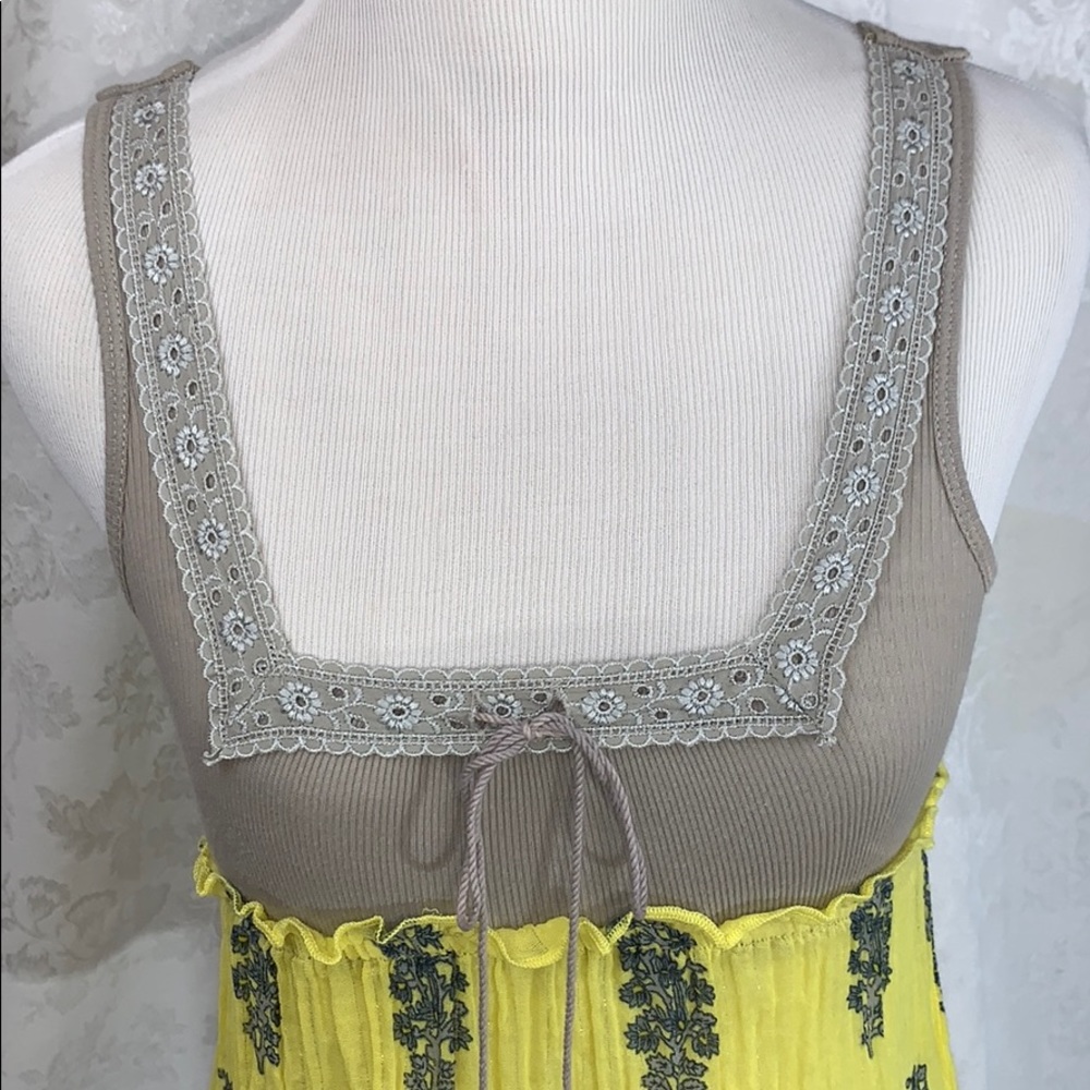 ✓ Free People HP! tank top XS metallic - Picture 3 of 15